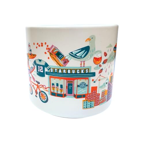 Starbucks Taza Cerámica Seattle 14 oz miniatura 2