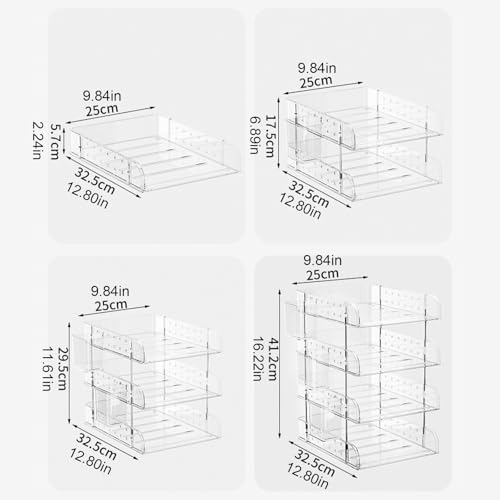 Organiseur de documents avec porte-stylo et rangement pour dossiers de bureau modulables