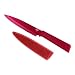 Kuhn Rikon Colori+ Serrated Utility Knife, 5", Red