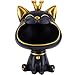 Produktbild BLOOOK Lachende Katze Figuren Statue,Großer Mund Katze Aufbewahrungsbox,Maneki Neko Fortune Cat Skulptur,Glückliche Katzen Lagerung Box,Kätzchen Schlüssel Schale,Schmuck Tablett