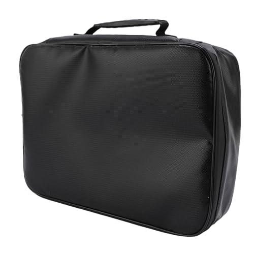 EIMSOAH Bolsa para Documentos Ignífuga, Estuche Rígido Portátil para el Hogar, Oficina, Almacenamiento Seguro para Documentos Importantes, Pasaportes, Caja Impermeable y Resistente Al Fuego para