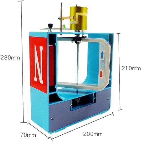 Generador de CC y CA para experimentos: demostrador electromagnético 7