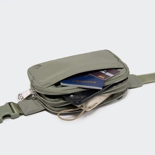 Pander Everywhere Water-Repellent Belt Bag (Grey Sage) — view 9
