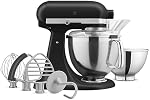Artisan® Series Tilt-Head Stand Mixer with Premium Accessory Pack KSM195PSBM