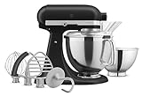 Artisan® Series Tilt-Head Stand Mixer with Premium Accessory Pack KSM195PSBM