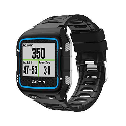 KUTEWEU Bande Compatible con Garmin Forerunner 920XT Correa,liberación rápida Pulsera Bande Cierre de Acero Inoxidable Pulseras de Repuesto para Garmin Forerunner 920XT (Negro)
