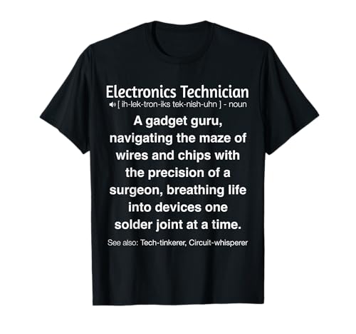 Técnico en Electrónica Divertida Camiseta