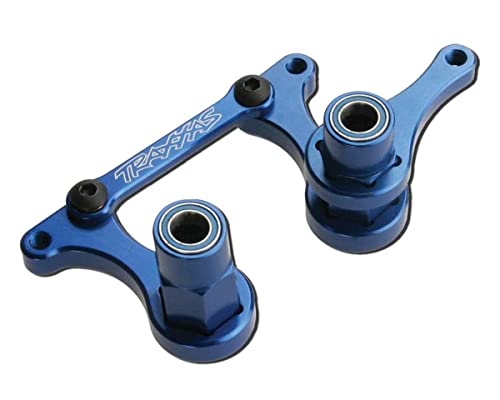 Traxxas 3743A Anodized Blue Aluminum Steering Bell Cranks, Rustler, Stampede, Slash, And Bandit, 308-Pack #TOP3