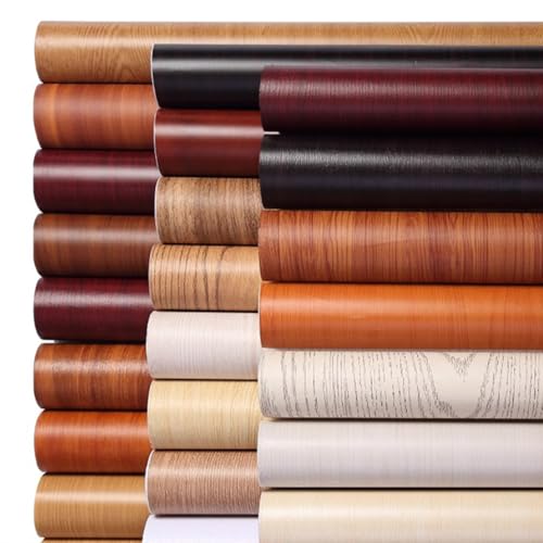 Papier peint autocollant effet bois pour meuble abîmé 62 - 6