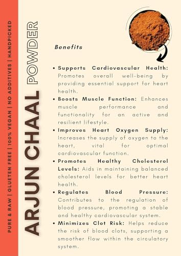Image of Pure & Natural Arjun Chaal - Pure Arjuna Tree (Terminalia Arjuna) Bark for a Healthy Heart & Cholesterol Levels| No Added Preservatives |Fresh, Raw| 200GM