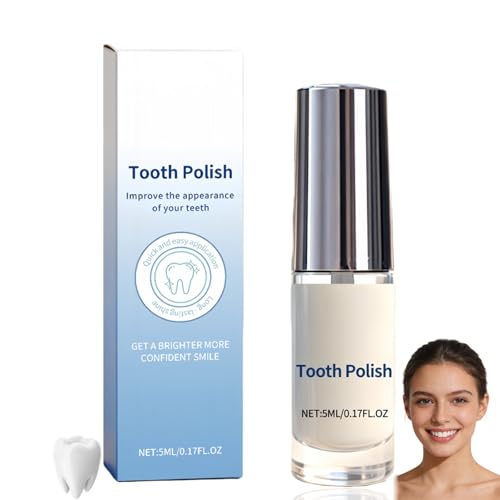 Tooth Polish White Tooth Paint Instant Whitening Gentle Whitening Paint for Teeth Teeth Polish Varnish for Stain Coverage Brightening and Polish Teeth in Minutes Long Lasting Teeth Polisher