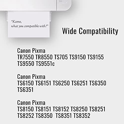 Kamo PGI-580XXL CLI-581XXL (5-Pack) Multipack Compatible with Canon PGI-580 CLI-581 XXL Ink Cartridges, for PIXMA TR7550 TR8550 TS6150 TS6250 TS6251 TS6351 TS6350 TS705 TS8150 TS8252 TS8352 TS9550