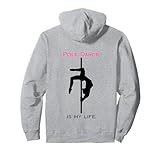pole dance bewegung silhouette donne poledance felpa con cappuccio