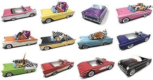 ZEYUMEE Dunwoody Specialty Sales - Classic Car Sets 12 Classic Car Party Food Boxes - 1950's Collection