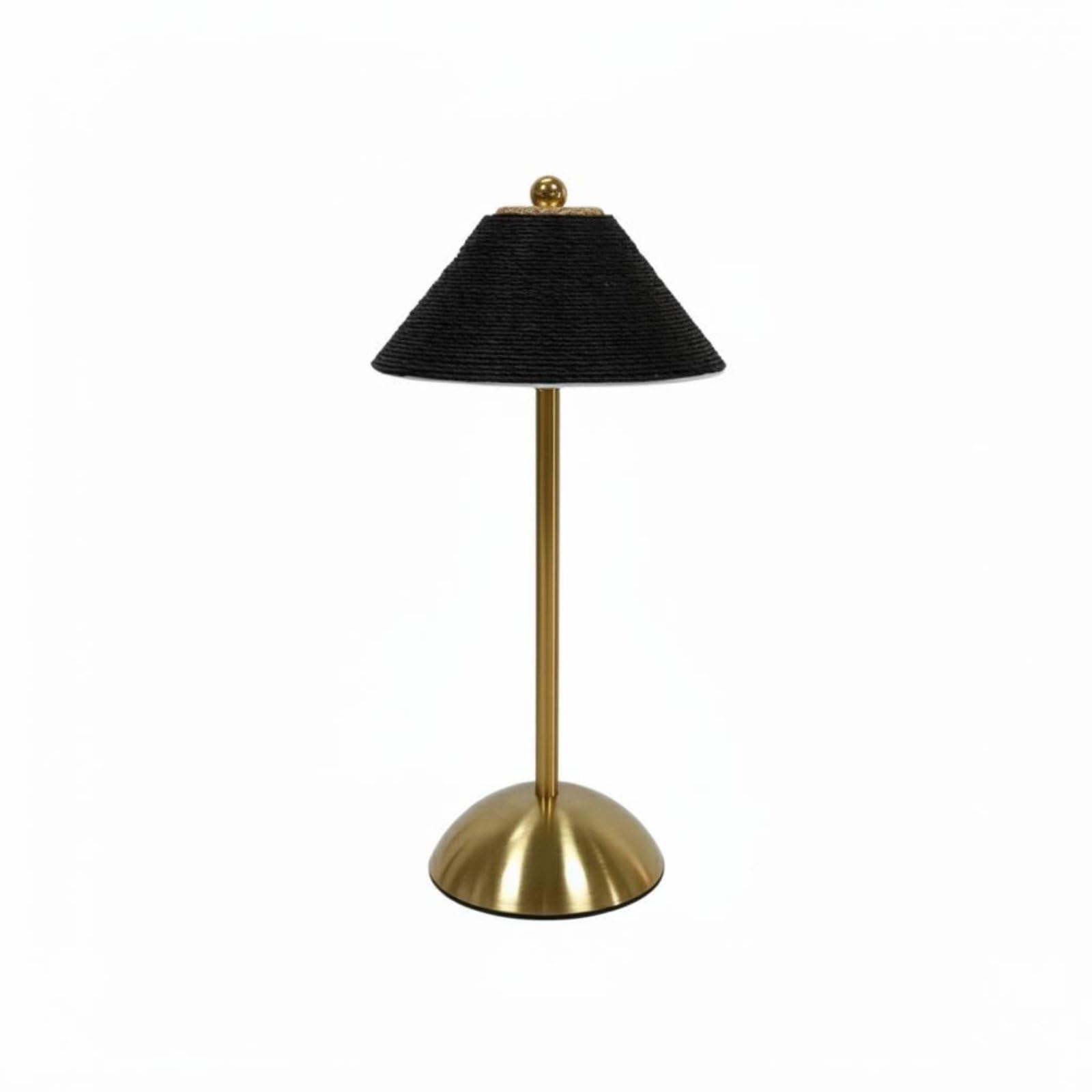 Ambient Light Rattan LED Desk Lamp Portable Rechargeable Press Table Lamp Handwoven, Black | Home & Garden | Lamps Lighting & Ceiling Fans | Lamps-image-13
