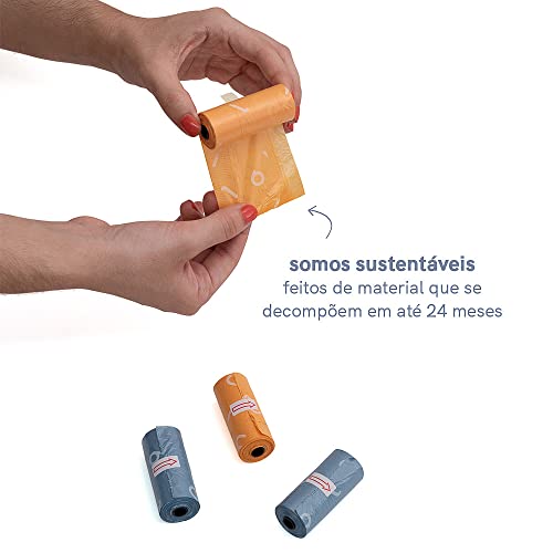 Kit Saquinho Higiênico Cata Caca Biodegradável - Oikos Animal