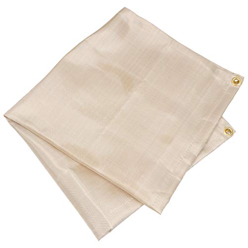 Abaodam Manta Ignífuga para Barbacoa Manta Aislante Ignífuga Protección contra Incendios Apagafuegos para Uso Exterior