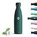 Grsta Botella Agua Acero Inoxidable, Prueba de Fugas Botella Termica 500ml, Conserva 12 Horas Caliente, 24 frio, Termo Sin BPA, Reutilizable Cantimplora Termica para Niños, Senderismo, Ciclismo