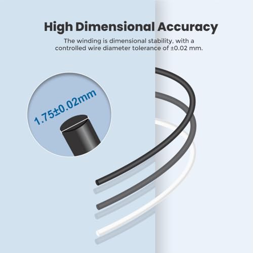 Image of 3Idea Technology 1kg Premium PLA+ 3D Printing Filament - Enhanced Strength & Flexibility, (Black), High Precision ±0.03mm, Eco-Friendly, Compatible with Anycubic, Creality 3D Printers, Made in India