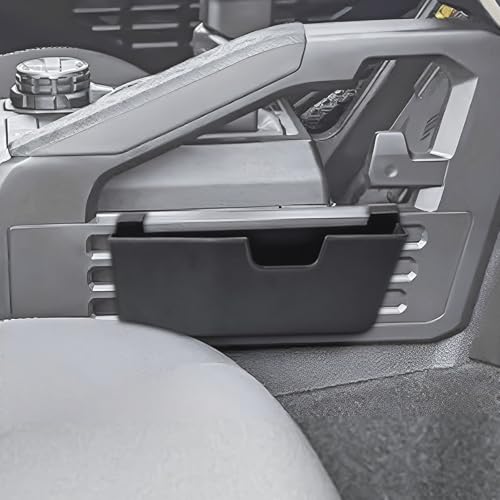 EDBETOS Tacoma Center Console Organizer Compatible with 2024 2025 2026 Toyota Tacoma Hanging Tray Passenger Side Storage Box Interior Accessories Upgrade Your Interior with Smart Storage ABS Black