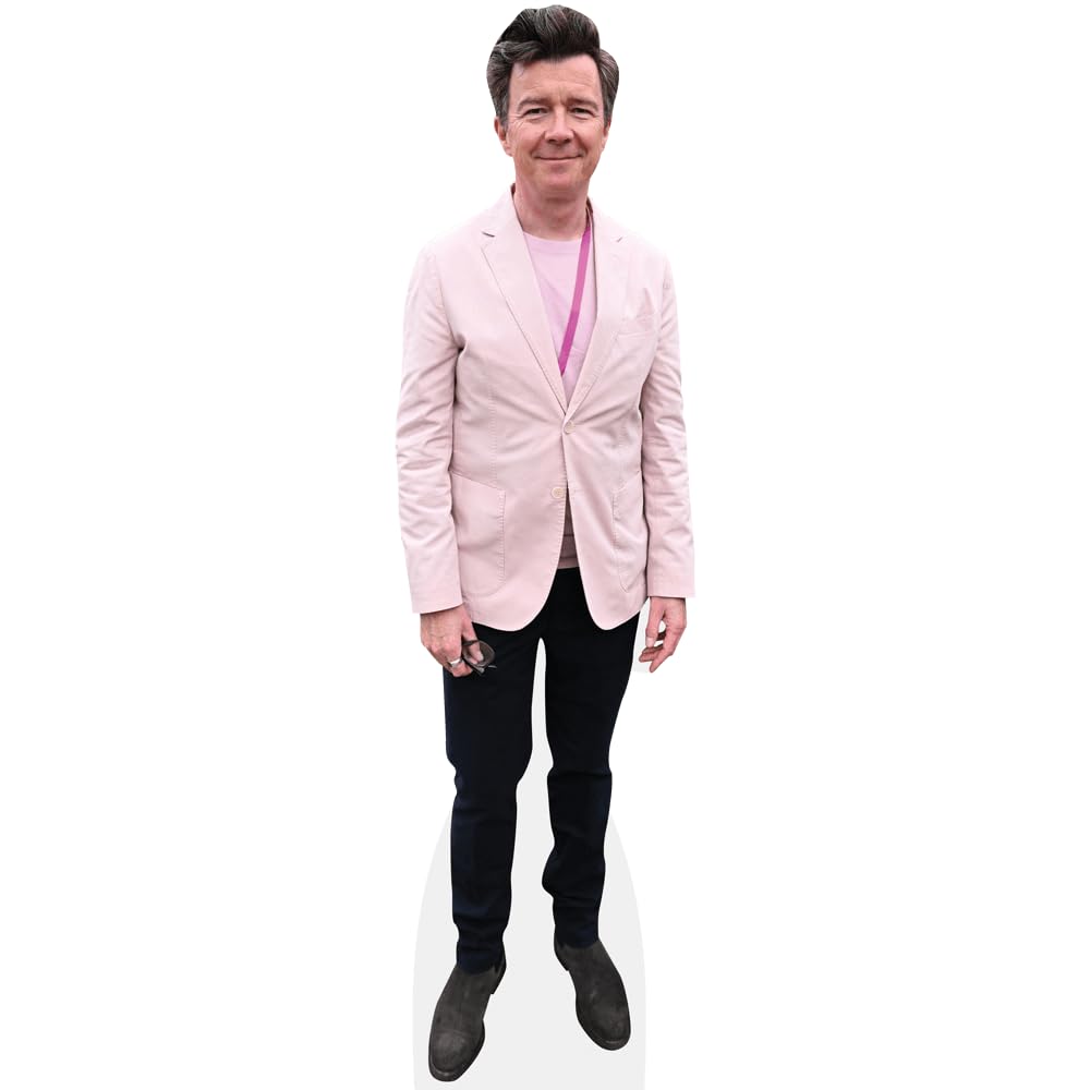 Celebrity Cutouts Life Size Cutout Rick Astley (Pink Blazer)