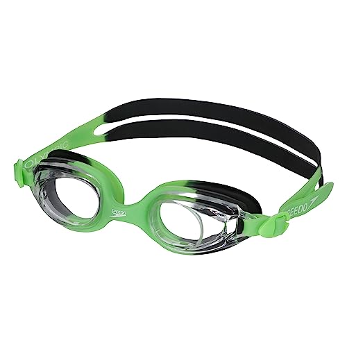 Óculos de Natação Infantil, Speedo, Junior Olympic, Vedação P - Verde Fluor
