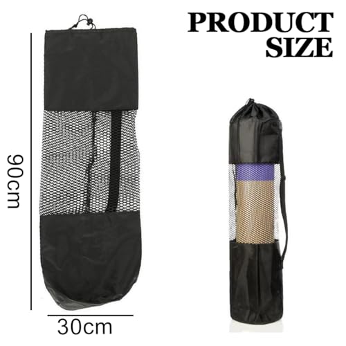 XUZOPIM 2 Piezas Bolsa Para Esterilla De Yoga Bolsa Para Tapete Yoga Yoga Mat Bag Con Correa Ajustable Funda Esterilla Yoga Para Yoga Accesorios Bolsa De Tripode Con Cordón 90X30Cm - Imagen 3