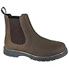 Grafters M186WB Unisex Leather Gusset Chelsea Boots Brown #2