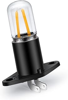 Ruiandsion Z187 T170 LED Microwave Light Bulb Warm White 110V 125V 130V 110-130V 2W Equivalent 20W LED Filament Light Bulb Replacement for Microwave Oven Light - W01