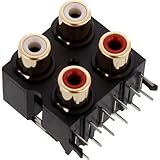 1 Stück Vestax PMC 05 PRO IV Cinchbuchsen Block 4pol