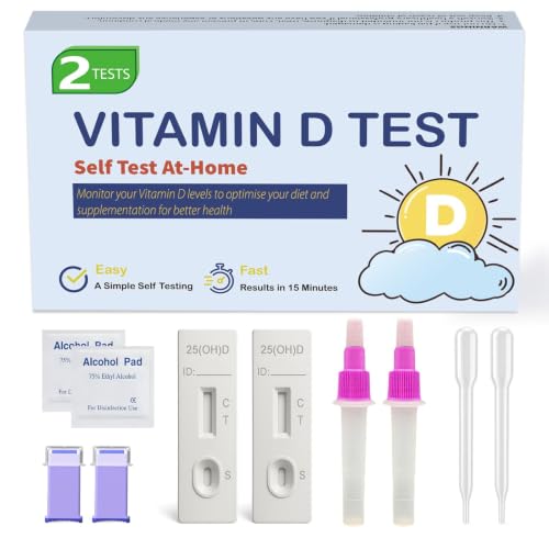 Vitamin D Test Kit at Home [2 Tests] for Testing Vitamin D Deficiency