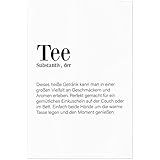 JUNIWORDS Poster, Definition: Tee, 30 x 45 cm