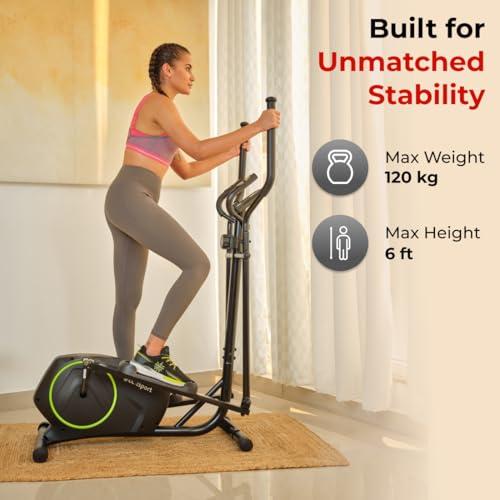 Image of Cultsport smartcross b1 Elliptical Cross Trainer, Max Weight: 120kg for Home Gym Workout with 6 Months Warranty