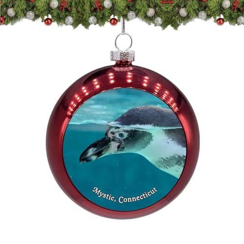 Gozisoci Christmas Ball Ornaments for USA Connecticut