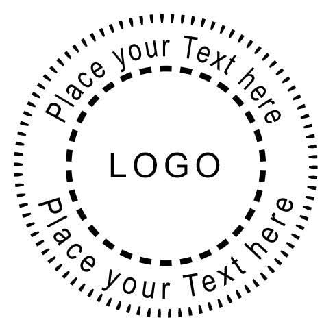 2 inch Custom Embosser with Logo, Personalize with logo and text