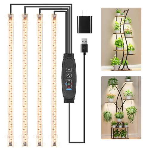 RWNTAO LED Plant Growing lamp Strips, Full Spectrum 3500K Grow
