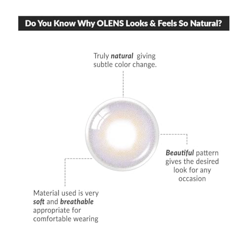 Image of OLENS Daily Pack 1Pair (0.00 Plano) - Coloured Contact Lens (Daily Disposable, 0.00)