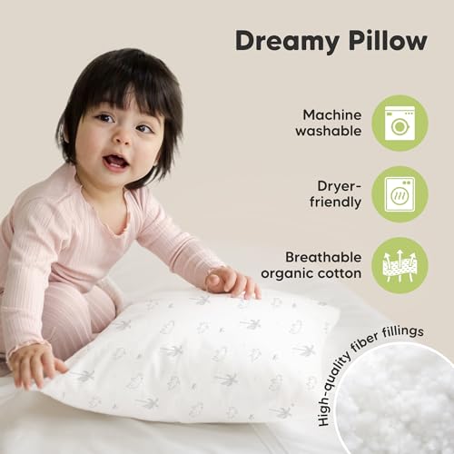 Image of KeaBabies 2pk Toddler Pillows 2 Year Old to 5,13x18 Kids Pillow (Wild Horns)