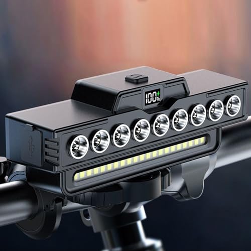 Lumière cyclable 130 DB avec klaxon intégré pour rouler en sécurité - 6