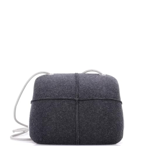 Pre-Loved Millennium Shoulder Bag Felt, Gray