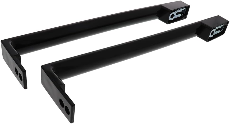 Edgewater Parts WR12X32350, AP6985343 Handle Set (Black) Compatible with GE Refrigerator (Fits Models: GIE, GTE, GTS)