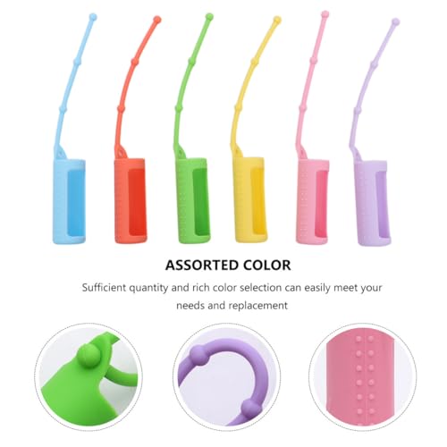 Protector de silicona para botellas de perfume funda elástica duradera y cubierta reutilizable 7