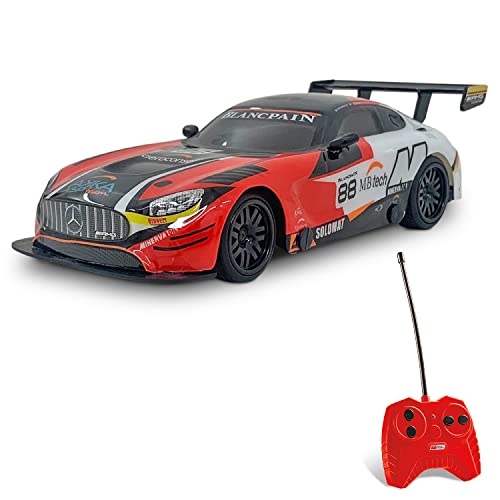 Mondo-Mercedes Amg Gt3 Voiture Radiocontrol 1:28, (63430)