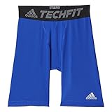 Eng anliegende Passform adidas Jungen Shorts YB TF Base Kurze Tights, Bold Blue, 152