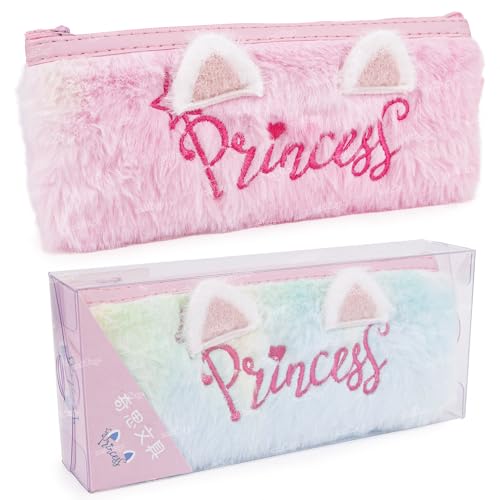 Image of Zest 4 Toyz Pencil Cases for Kids Multipurpose Cute Fur Pouch Zipper Storage Bag Travel Pouch Best Return Gift (Fur Pouch, Pack of 1)-Random Design Dispatch