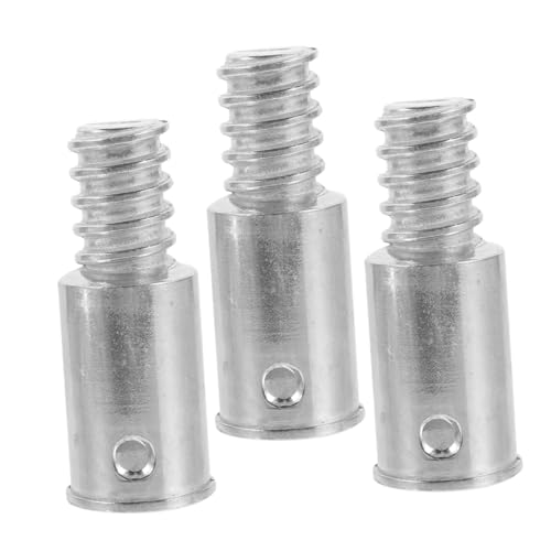 Unomor Telescopic Broom Rods Threaded Tip Parts Iron Replacement Broom Handle Threaded End Easy Install Connector Kit
