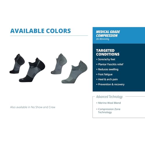 OS1st FS4 Plantar Fasciitis Socks Merino Wool treats and prevents plantar fasciitis, heel and arch pain reduces swelling4