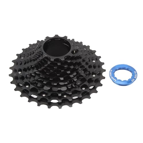 Cassette de Bicicleta de Montaña, Cassette de 11 Velocidades 30t Hilo Interno Preciso para Al Aire Libre (Black)