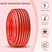 THHN Wire 8 Gauge 100 FT, 8 AWG Stranded OFC Copper Electrical Building Wire with Nylon Jacket PVC Insulation, Rated 600V for Residential, Industrial, CNC, Ground (8 Gauge, Red)