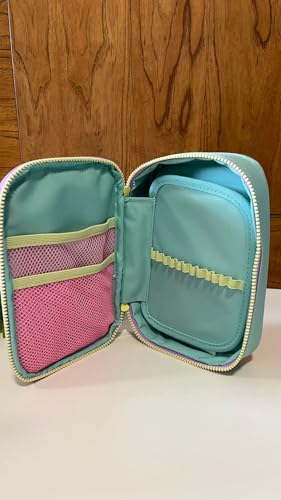 PUKET - Estojo Escolar Puket Color Block Menina Rosa